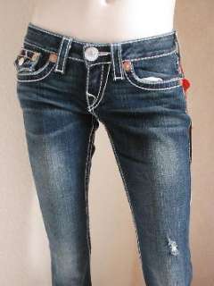 NWT True Religion WMS joey big T jeans Dark Sierra  