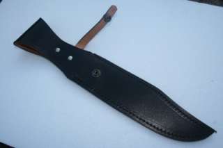 BEST QUALITY HEAVY LEATHER BOWIE 8/9 KNIFE BELT SHEATH SHEFFIELD MADE
