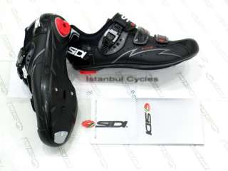 2011 Sidi Five Mega Carbon Road Shoes Black 44 Us10  