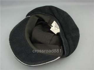 Auth Hermes Cotton Black Hat Size 56 Excellent  