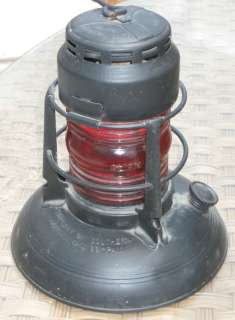 DIETZ #40   SOUTHERN COUNTIES GAS COMPANY RAILROAD SIGNAL LANTERN 