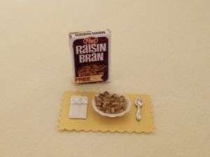Breakfast Cereal Set #SB 51 Dollhouse Mini 112 sc.  