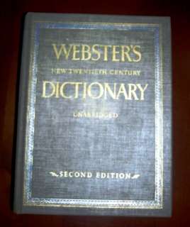   New Twentieth Century Dictionary Unabridged Second Edition 1966 HB