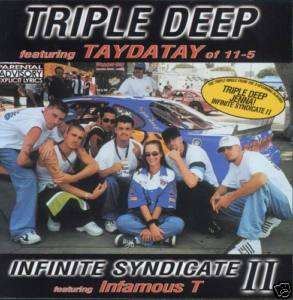 Triple Deep Infinite Syndicate II 6 trk CD Hittin It ++  
