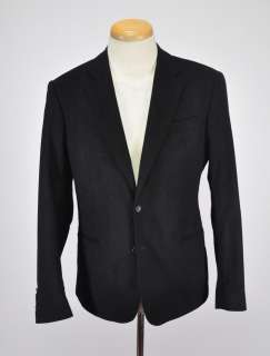 Authentic $2475 Gianfranco Ferre Black Sport Coat Blazer US 38 EU 48 