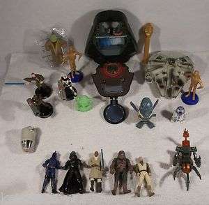   of Starwars clone wars chewbacca vader luke han ewok toys figures D