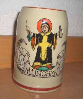 Verkaufe tollen 1/4 Liter Bierkrug *Münchner Kindl* um 1910 *TOP* in 