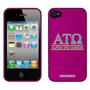  Alpha Tau Omega name on AT&T iPhone 4 Case by Coveroo 