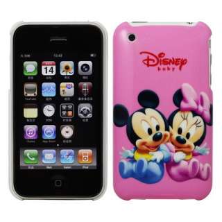 CUSTODIA COVER CASE Disney Baby TOPOLINO MINNIE per iPhone 3G 3GS 