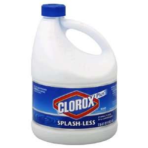 Clorox Plus Liquid Bleach, Splash Less Gel, 82 oz (Pack of 4):  