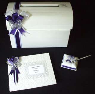 Butterfly Wedding Chest Card Post Box Wishing well  