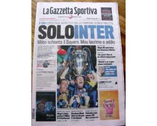INTER Campione dEuropa   Champions League   Gazzetta dello Sport
