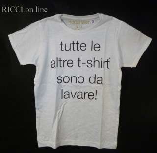 HAPPINESS T SHIRT UOMO TG S BIANCA +STAMPA TUTTE LE ALTRE T SHIRT 