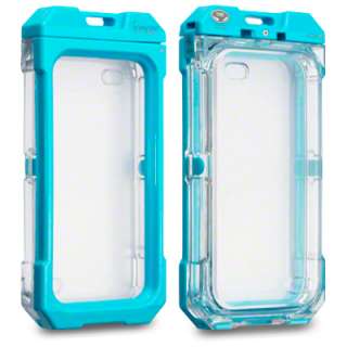 BLUE WATERPROOF COVER / CASE FOR NEW IPHONE 4S / 4G