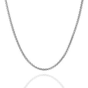  Sterling Silver Close Interlink Necklace 16 Jewelry
