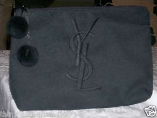 Ltd Ed YSL PARFUMS BLACK MAKEUP BAG/ EVENING/CLUTCH BAG  