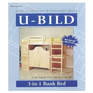 L-shaped Bunk Bed Plan