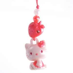  Hello Kitty Charm Mascot    Red Strawberry   Japanese 