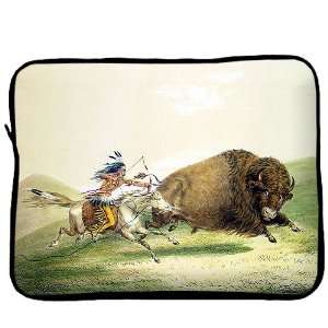  buffalo hunt Zip Sleeve Bag Soft Case Cover Ipad case for 