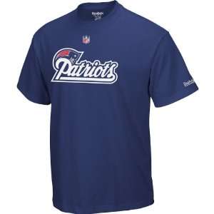 Reebok New England Patriots Sideline Authentic Short Sleeve T Shirt 