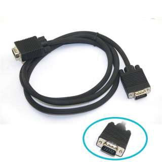 5FT VGA 15 Pin SVGA Male to Male Video PC 1.5M Cable  