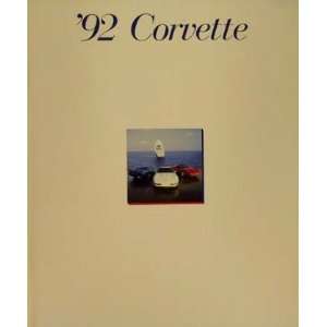  1992 CHEVROLET CORVETTE Sales Brochure Literature Book 