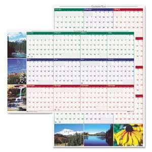   /Erasable Yearly Wall Calendar for 2009, 24 X 37
