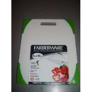  Farberware Nonslip Cutting Board with Green Corners 