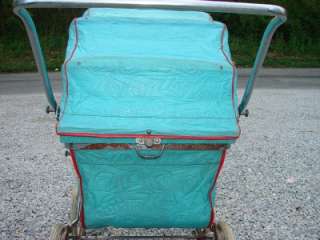 Antique 1953 Baby Child Stroller Seat Carriage Retro  