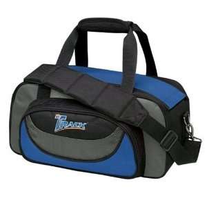  Track Premium 2 Ball Tote Bowling Bag  Blue/Grey Sports 