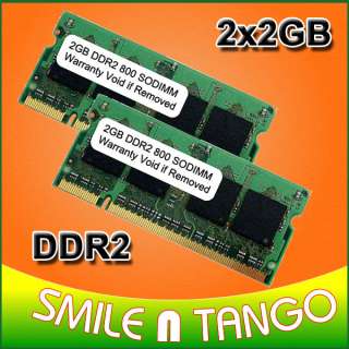 2GBx2 DDR2 800MHz SODIMM DDR2 4GB Notebook RAM 200 Pin  