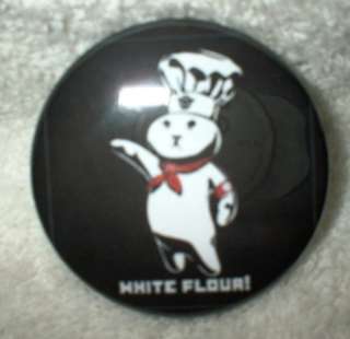 Pillsbury Doughboy White Flour 2 1/4 Pin Or Keychain  