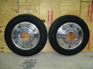 Ford F450 OEM Wheels Rims Tires Center Caps 19.5 4x4  