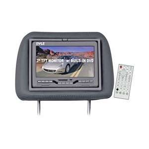   TFT LCD Monitors w/Single Built in DVD Player Black Car