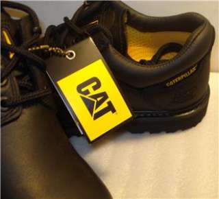 CATERPILLAR mens WORK shoes black US sz 7.5  