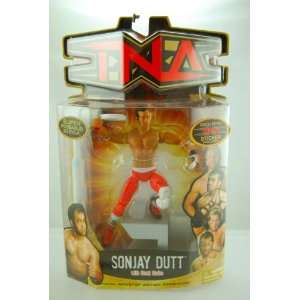  TNA   2006   Sonjay Dutt Action Figure   w/ Stunt Stairs 