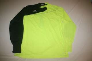 Adidas Climalite Soccer Goalie Jersey #1 L NEW Black Yellow  