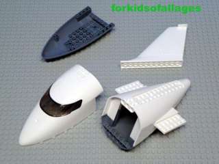 Piece Lego Lot LARGE AIRPLANE PARTS Cabin, Tail Fin+  