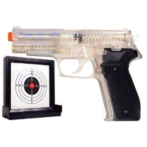 Soft Air Sig Sauer P226 Spring Powered Airsoft Pistol with Target 