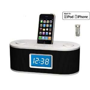  Docking Station with FM,Alarm Clock for All Generation iPhone w 