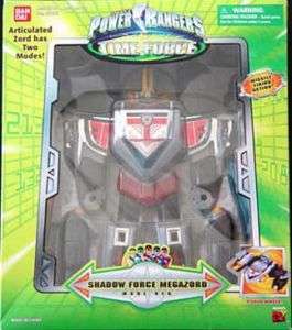 Power Rangers Time Force Medium Size Shadow Force Megazord By Bandai 