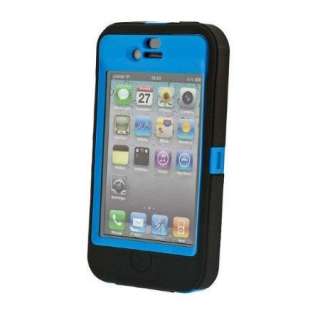 Otterbox Defender iPhone 4G Universal Case Black Blue  
