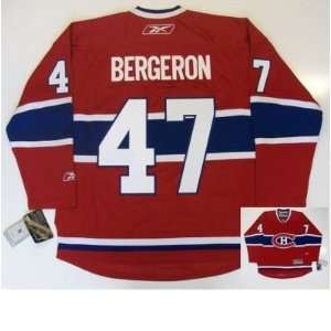 Marc andre Bergeron Montreal Canadiens Jersey Rbk Red   X Large