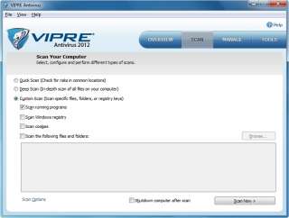 Vipre Antivirus 2012 GFI Software , 1 PC license for 1 Year.  