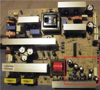 Repair Kit, Vizio VP322, Plasma TV, Capacitors Only, Not the Entire 