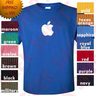 APPLE logo Geek T shirt, many sizes & colors  Tee Plaza  