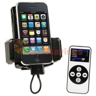 CAR FM TRANSMITTER+HEADSET Kit Accessory For Apple iPOD Touch 2 2G 2nd 
