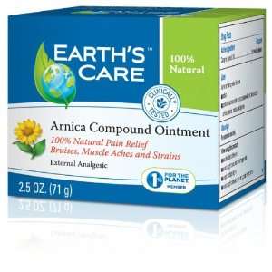  Earths Care Arnica Compound Ointment 2.5 Oz. Health 