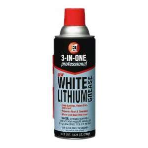 In One 10042 White Lithium Grease, Aerosol Can, 10.25 Fluid Ounce, 3 