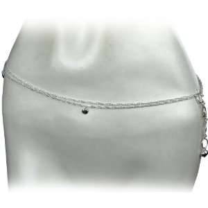   Online India Handmade Waist Belly Chain Sterling Silver 36 Inches